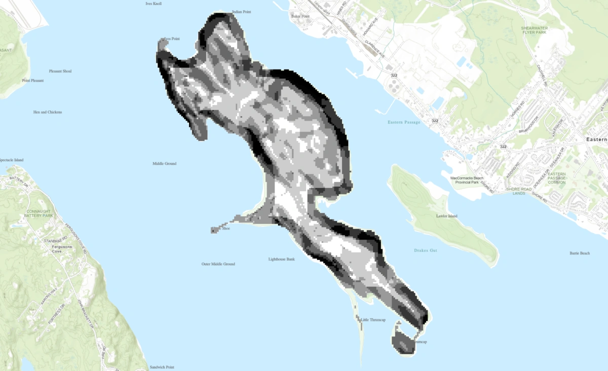 Multi-criteria weighted suitability raster