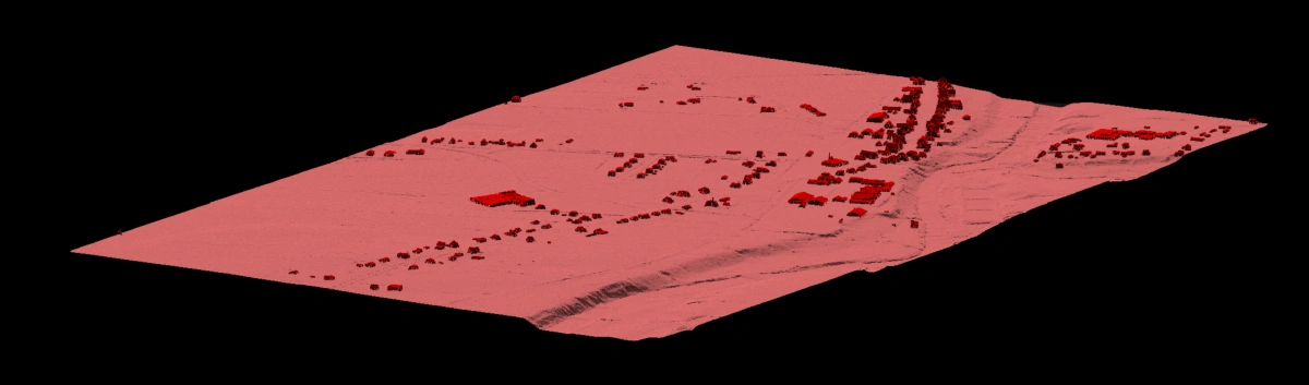 Overview of Lawrencetown building class point cloud