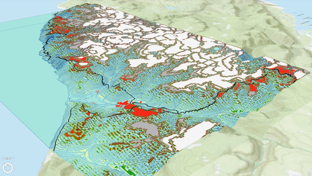 Z-Aware Trail Geometry
