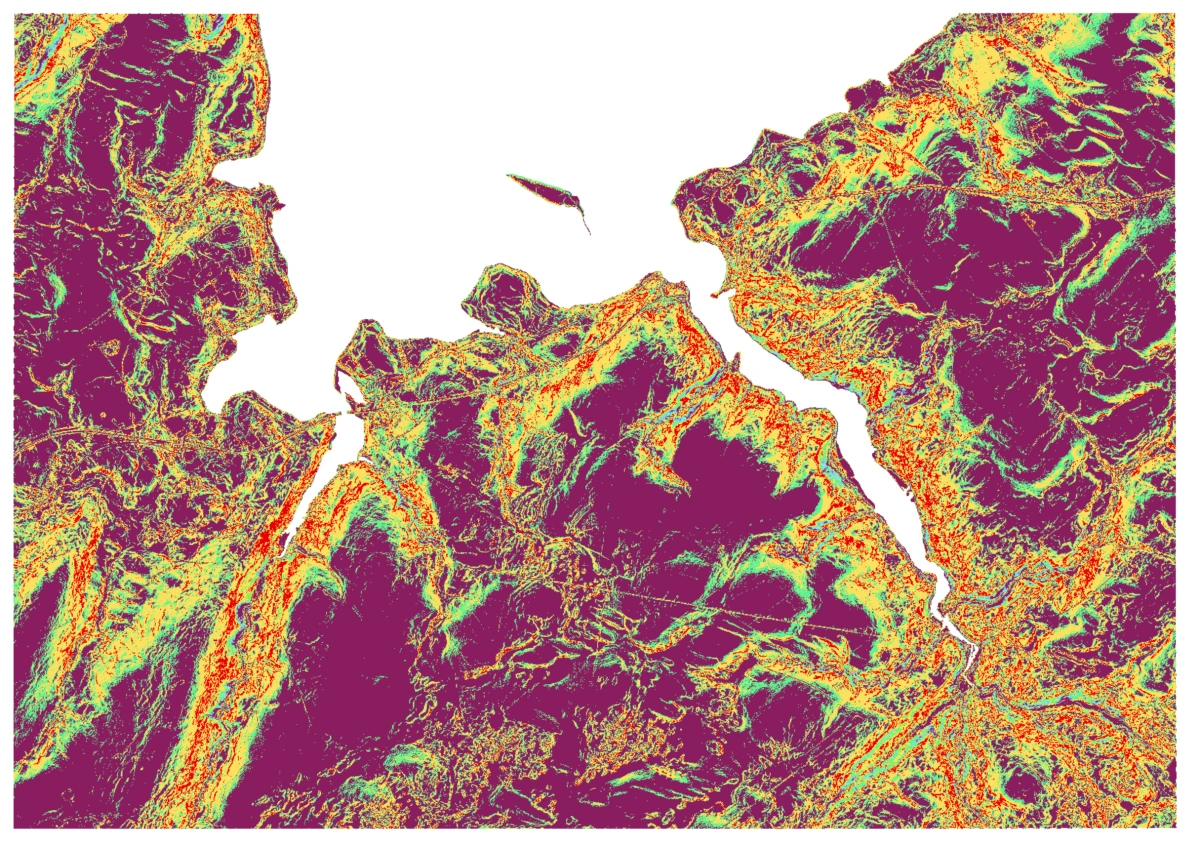 Classified Slope Raster