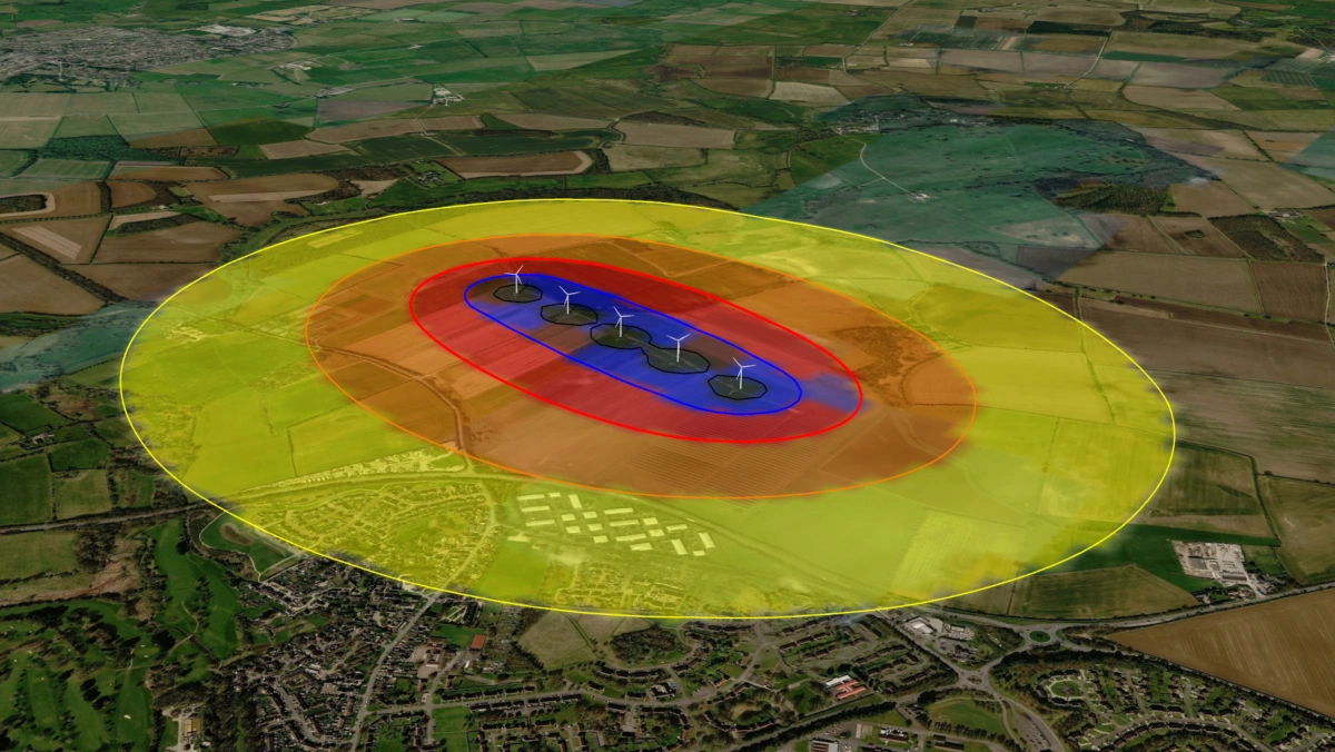 ISO 9613-2 Noise Map